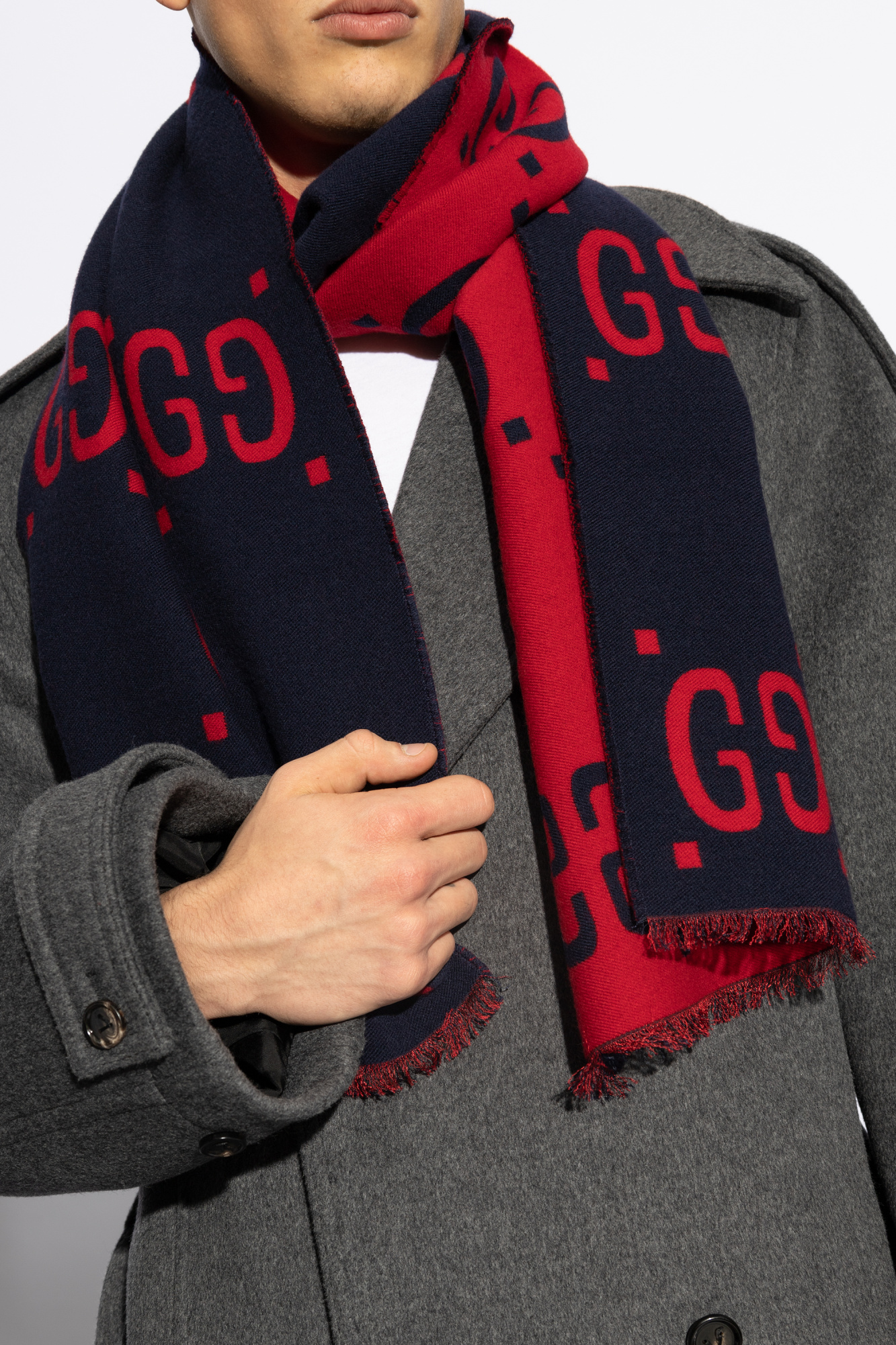 Gucci Logo scarf Men's Accessories Vitkac
